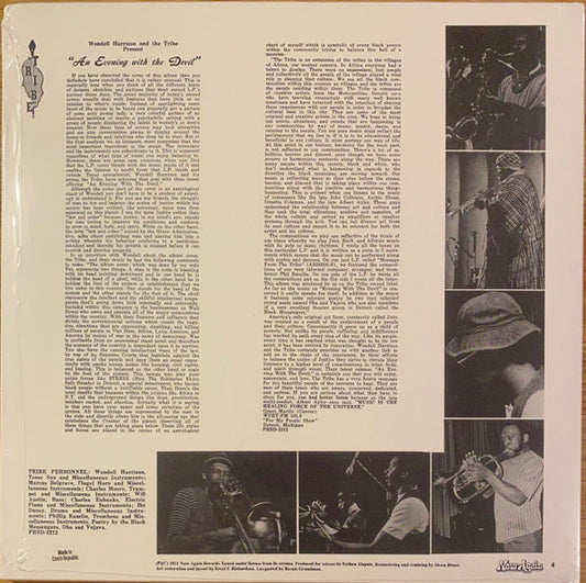 Wendell Harrison : An Evening With The Devil (LP, Album)