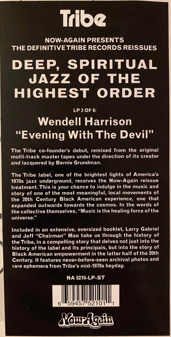 Wendell Harrison : An Evening With The Devil (LP, Album)