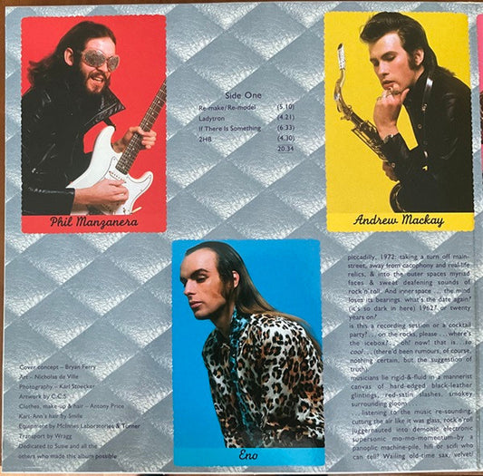 Roxy Music : Roxy Music (LP, Album, RE, RM, Hal)