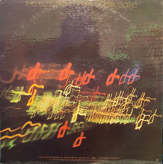 The Camarata Contemporary Chamber Group : The Electronic Spirit Of Erik Satie Featuring The Moog Synthesizer With The Camarata Contemporary Chamber Orchestra (LP, Album)