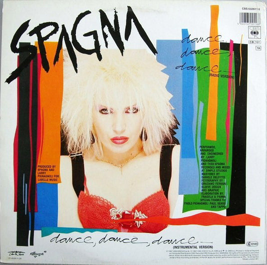 Spagna* : Dance, Dance, Dance (Special Version) (12", Maxi)
