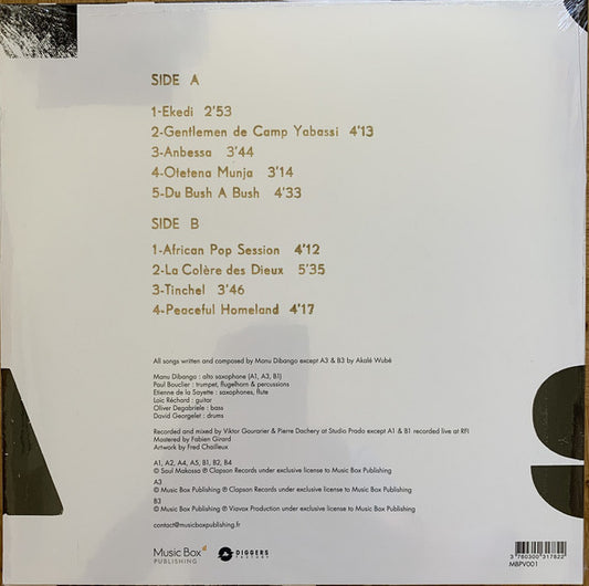 Akalé Wubé, Manu Dibango : Anbessa (LP, Gol)