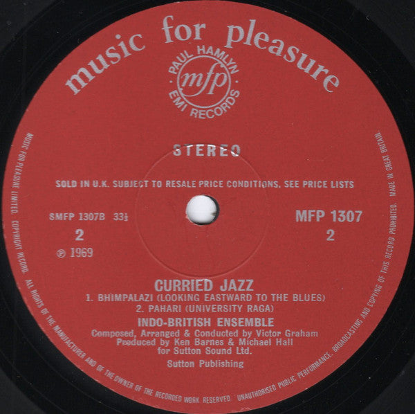 The Indo-British Ensemble : Curried Jazz (LP, Album)