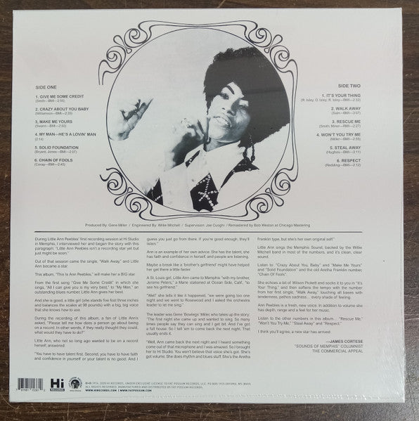 Ann Peebles : This Is Ann Peebles (LP, Album, RE, RM)