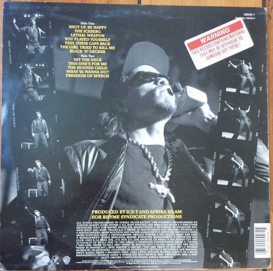 Ice-T : The Iceberg (Freedom Of Speech... Just Watch What You Say) (LP, Album)