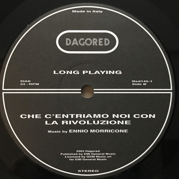 Ennio Morricone : Che C'entriamo Noi Con La Rivoluzione? (Original Motion Picture Soundtrack) (LP, Album, 180)