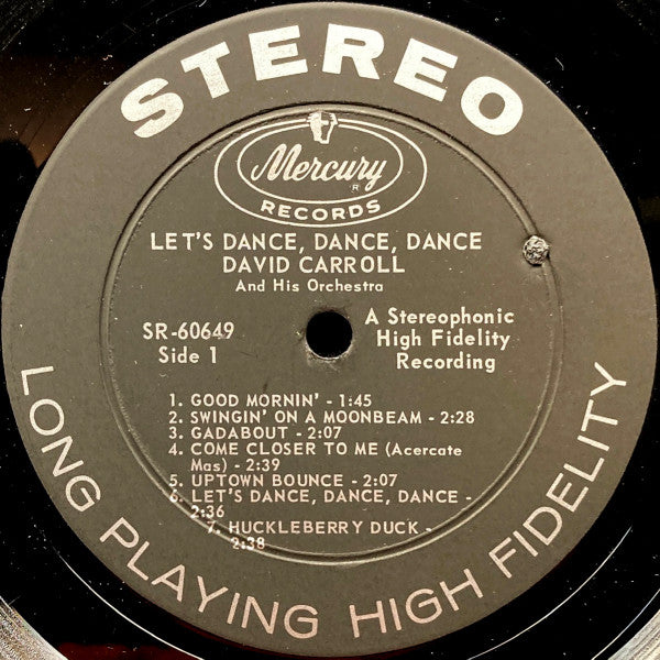 David Carroll & His Orchestra : Let's Dance, Dance, Dance (LP, Album)