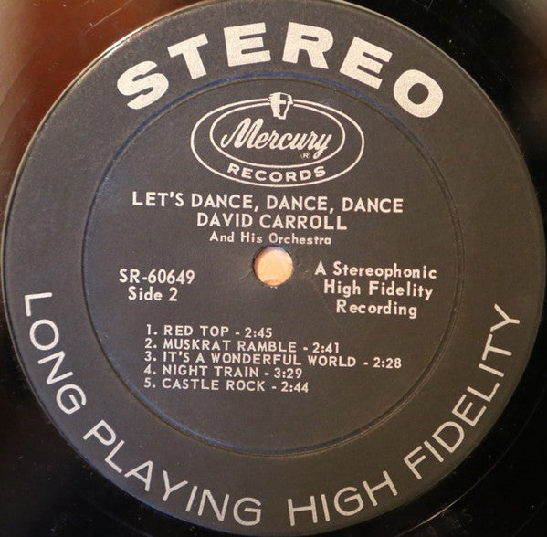 David Carroll & His Orchestra : Let's Dance, Dance, Dance (LP, Album)