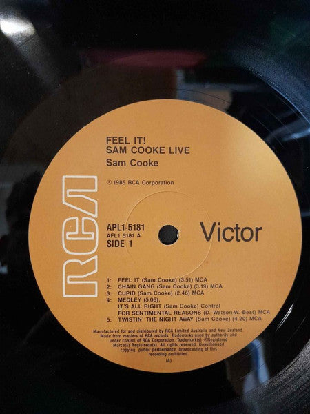 Sam Cooke : Live At The Harlem Square Club 1963 (LP, Album)