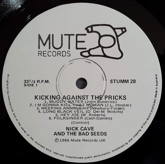 Nick Cave & The Bad Seeds : Kicking Against The Pricks (LP, Album)