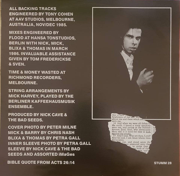 Nick Cave & The Bad Seeds : Kicking Against The Pricks (LP, Album)
