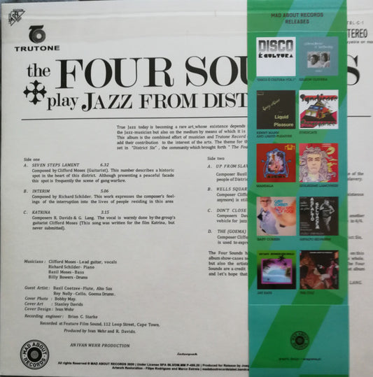The Four Sounds (4) : Jazz From District Six (LP, Album, Dlx, Ltd, Num, RE)