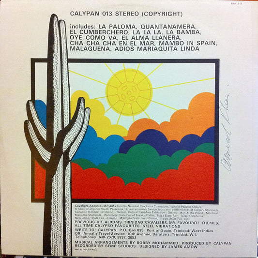 Amral's Trinidad Cavaliers : Latin In Steel (LP, Album)