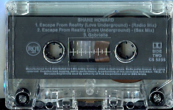 Shane Howard (2) : Escape from Reality (Love Underground) (Cass, Single, CAS)