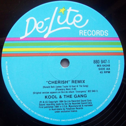 Kool & The Gang : Fresh / Misled (Special Mix) / Cherish (Remix) (12")