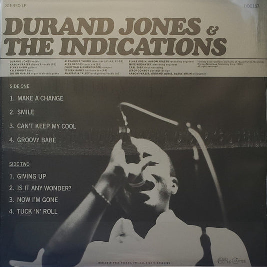 Durand Jones & The Indications : Durand Jones & The Indications (LP, Album, RE, 180)