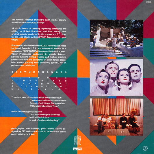 Propaganda : Wishful Thinking (LP, Album, Ltd)