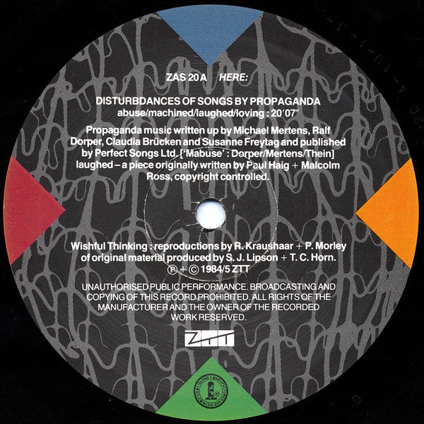 Propaganda : Wishful Thinking (LP, Album, Ltd)