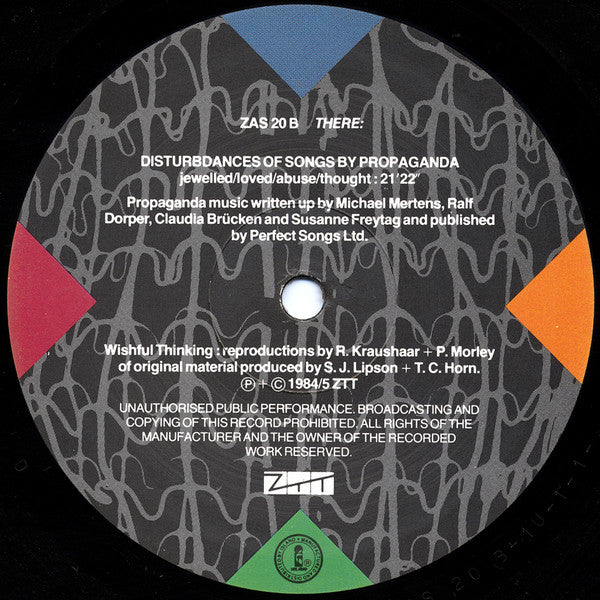 Propaganda : Wishful Thinking (LP, Album, Ltd)
