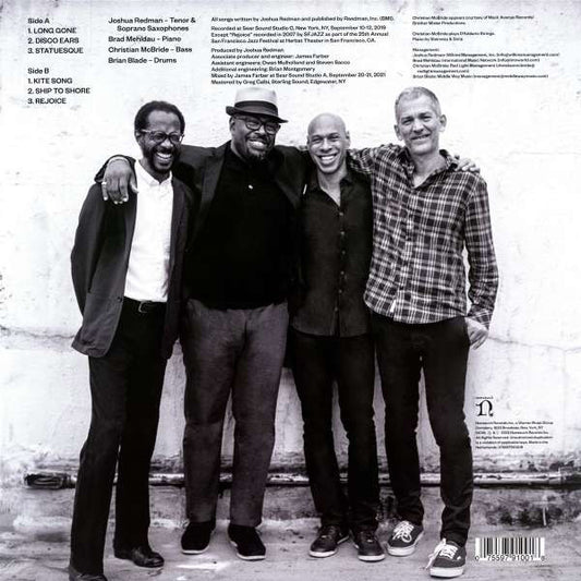 Joshua Redman, Brad Mehldau, Christian McBride, Brian Blade : LongGone (LP, Album)