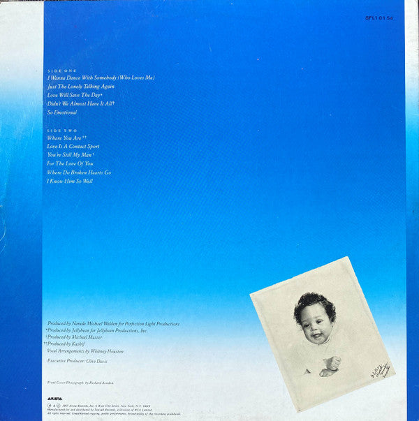 Whitney Houston : Whitney (LP, Album, Gat)