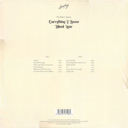 Laufey (2) : Everything I Know About Love (LP, Album)