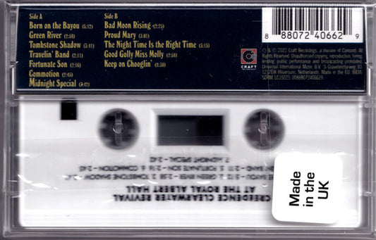 Creedence Clearwater Revival : At The Royal Albert Hall (April 14, 1970) (Cass, Album)