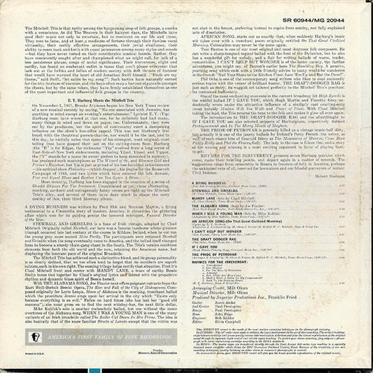 The Mitchell Trio* : The Slightly Irreverent Mitchell Trio (LP, Album, Mono, Ric)
