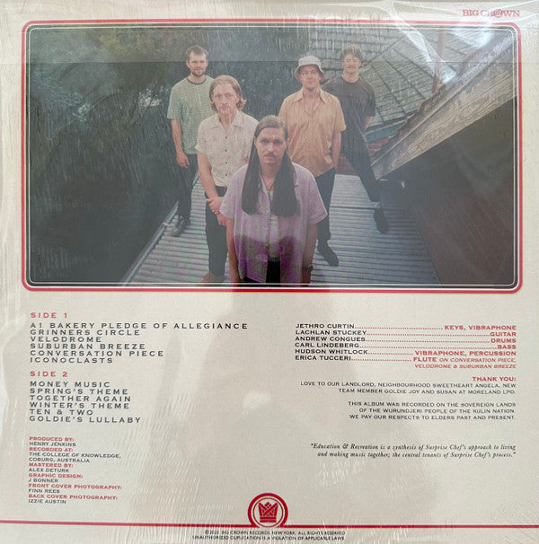 Surprise Chef : Education & Recreation (LP, Album, Ltd, Cle)
