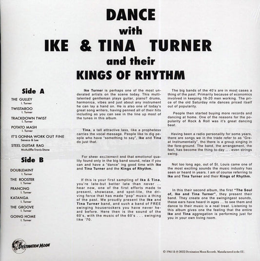 Ike Turner's Kings Of Rhythm : Dance (LP, Album, RE)