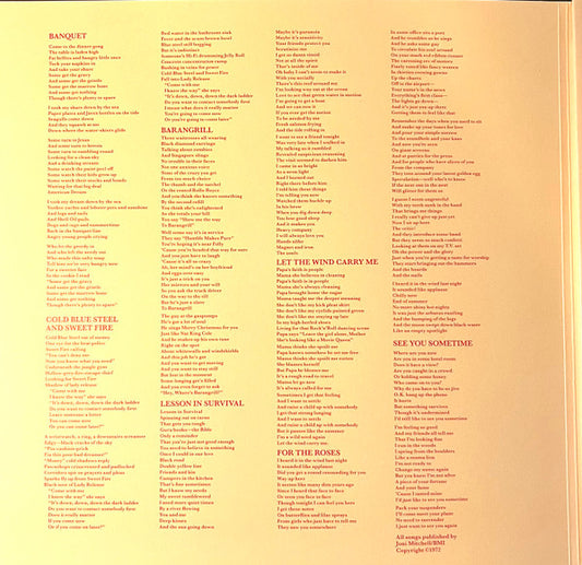 Joni Mitchell : For The Roses (LP, Album, Ltd, RE, RM, Blu)