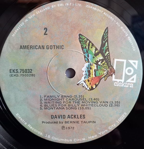 David Ackles : American Gothic (LP, Album)