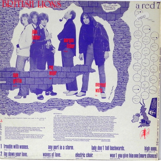 British Lions : Trouble With Women (LP, Album)