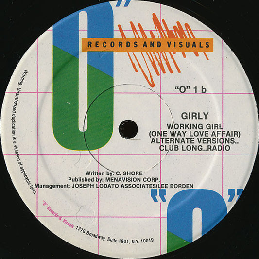 Girly : Working Girl (One Way Love Affair) (12")