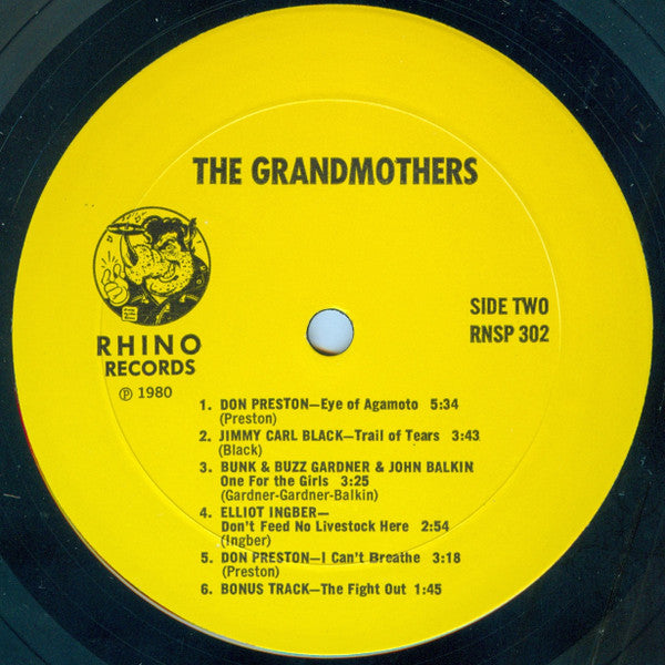 The Grandmothers : An Anthology Of Previously Unreleased Recordings By Ex-Members Of The Mothers Of Invention (LP)