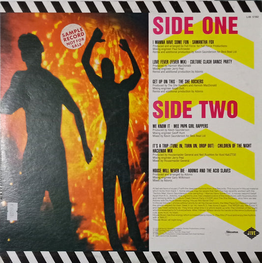 Various : Jive Presents In House Volume 1 (Full Length Extended Remixes) (LP, Comp)