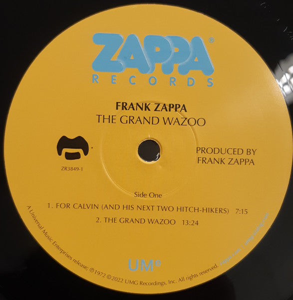 Frank Zappa : The Grand Wazoo (LP, Album, RE, 180)