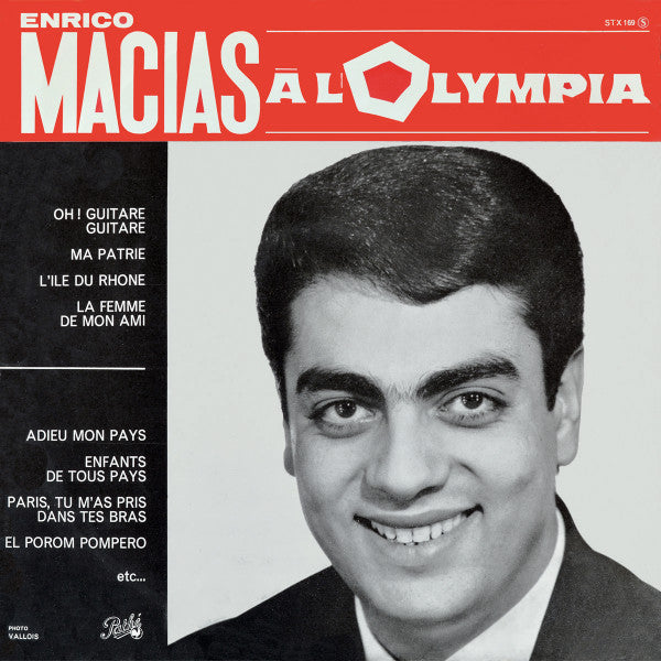 Enrico Macias : Enrico Macias A L'Olympia (LP, Album)