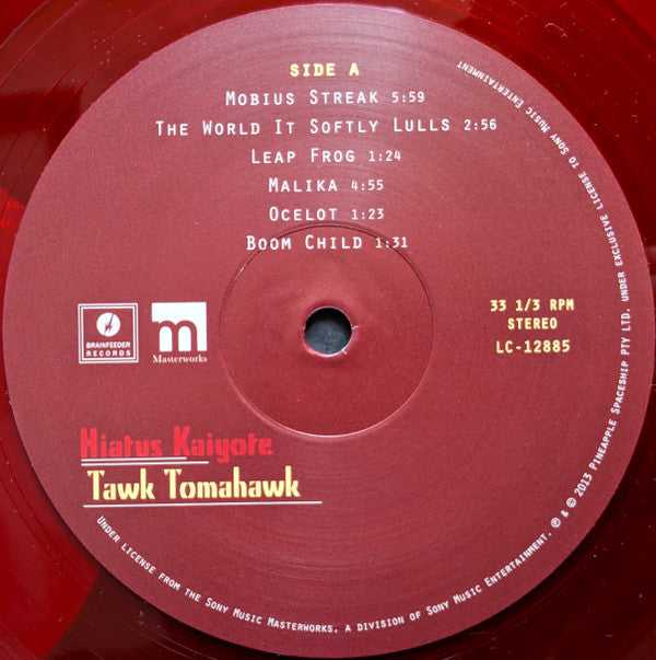 Hiatus Kaiyote : Tawk Tomahawk (LP, Album, Dlx, Ltd, RE, Red + 7", Album, Single)