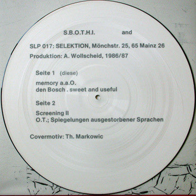S.B.O.T.H.I. : And (LP, Pic)