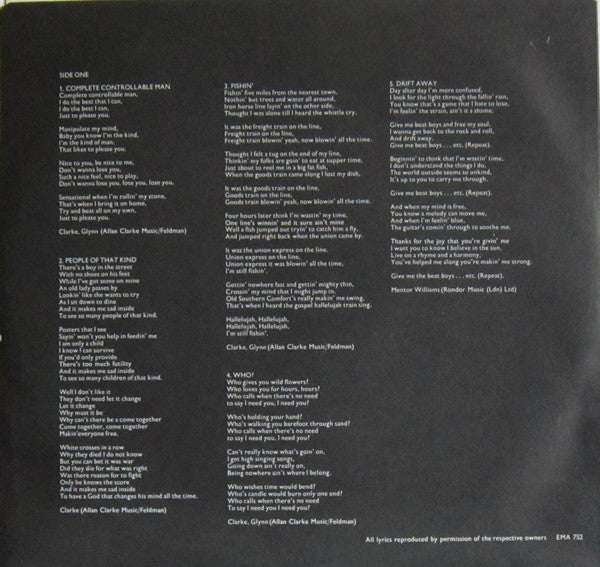 Allan Clarke : Headroom (LP, Album)