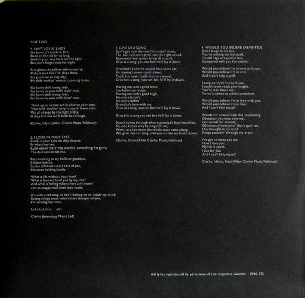 Allan Clarke : Headroom (LP, Album)