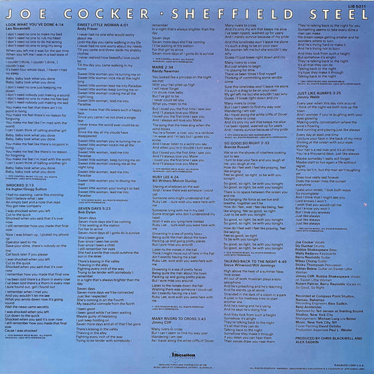 Joe Cocker : Sheffield Steel (LP, Album)