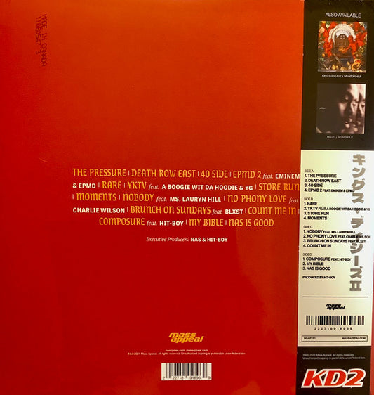 Nas : King's Disease II (2xLP, Album, Ltd, RP, OBI)