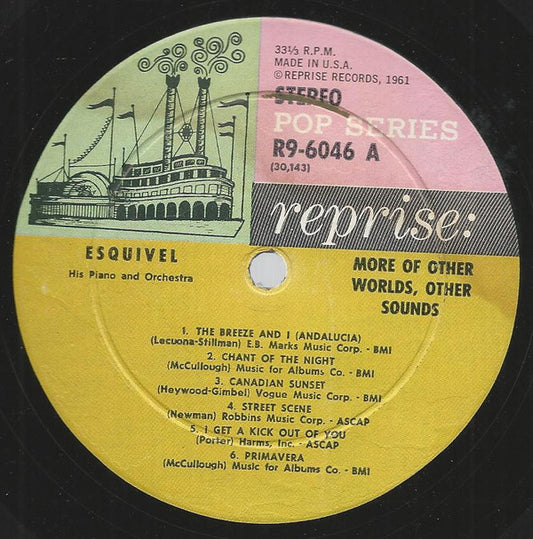 Esquivel And His Orchestra : More Of Other Worlds, Other Sounds (LP, Album)