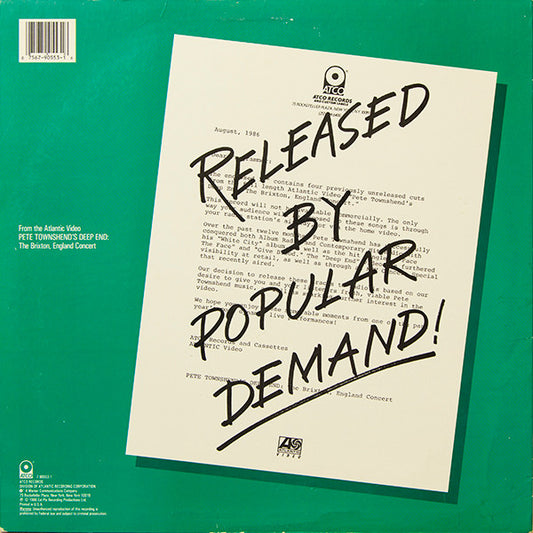 Deep End (5) : Live! (LP, Album, SP )