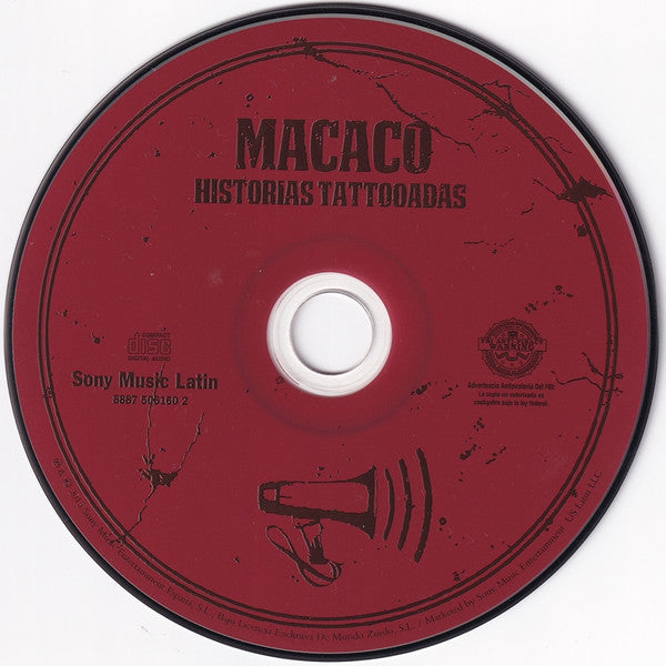 Macaco : Historias Tattooadas (CD, Album)