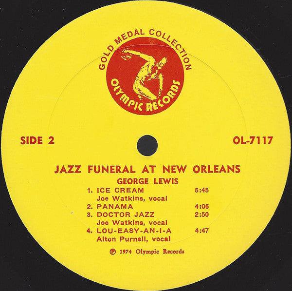 George Lewis (2) : Jazz Funeral At New Orleans (LP, Album)