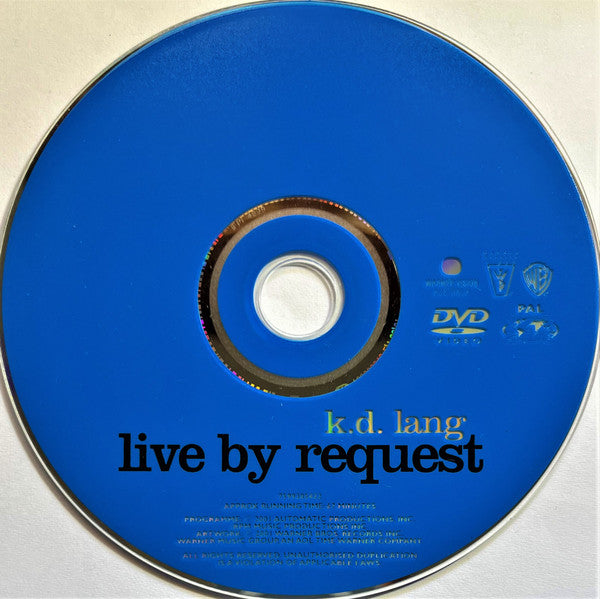 k.d. lang : Live By Request (DVD-V, Multichannel, PAL)