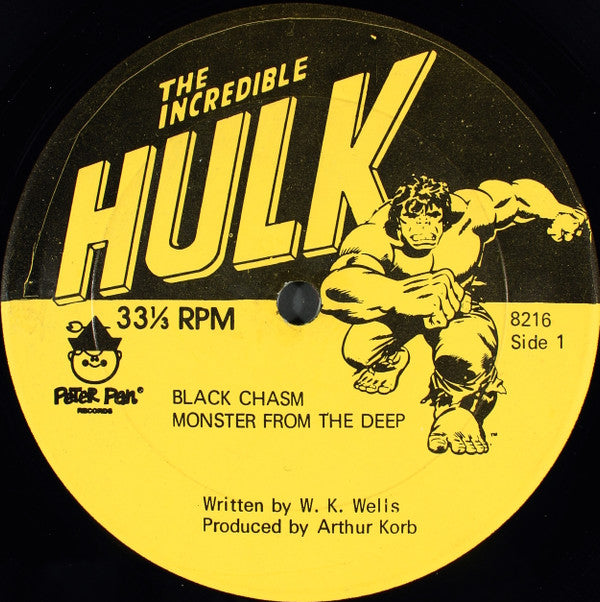 Unknown Artist : The Incredible Hulk (LP, Album)